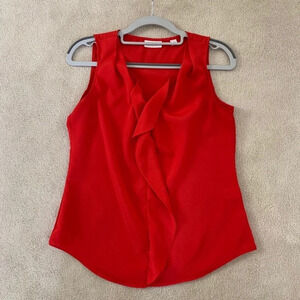 NEW York & Company Ruffle front sleeves blouse, XS